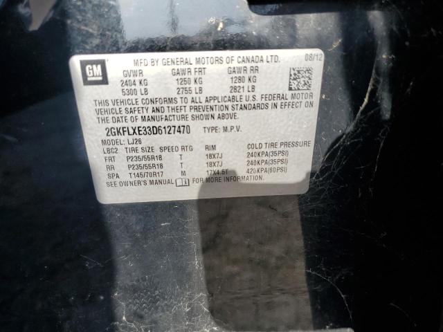 VIN 2GKFLXE33D6127470 2013 GMC Terrain, Slt no.13