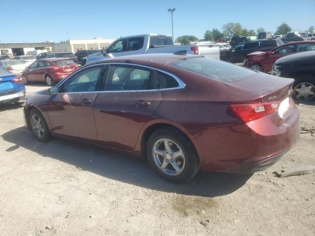 CHEVROLET MALIBU LS 2016 burgundy  gas 1G1ZB5ST9GF271046 photo #3