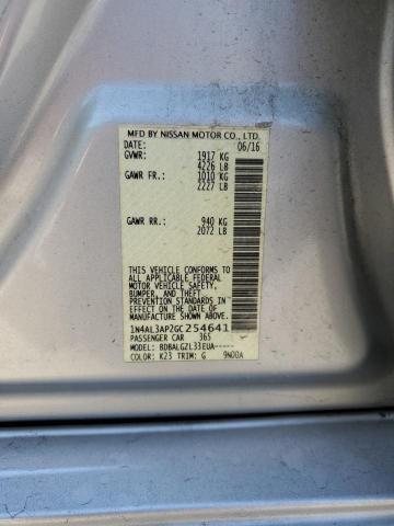2016 NISSAN ALTIMA 2.5 - 1N4AL3AP2GC254641