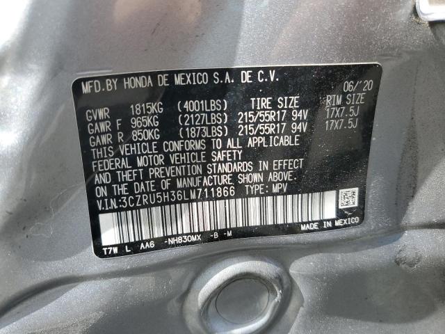 VIN 3CZRU5H36LM711866 2020 Honda HR-V, LX no.13