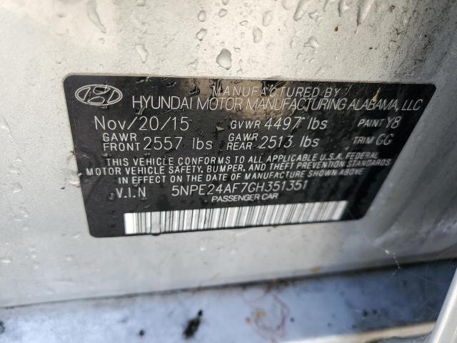 2016 HYUNDAI SONATA SE - 5NPE24AF7GH351351