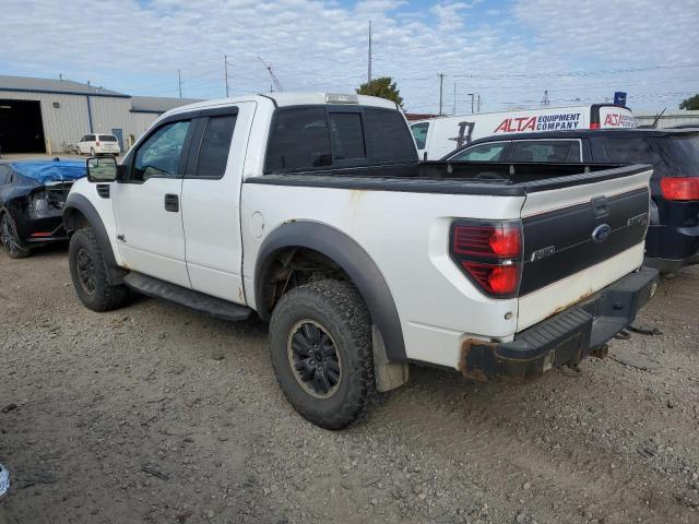 FORD F150 SVT R 2011 white  gas 1FTEX1R67BFA53020 photo #3