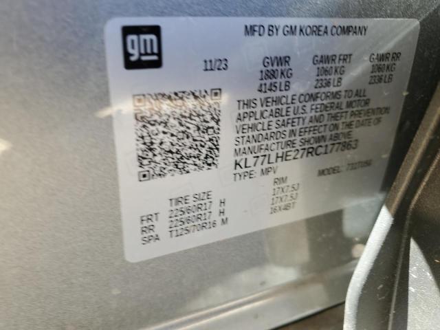 2024 CHEVROLET TRAX 1LT - KL77LHE27RC177863