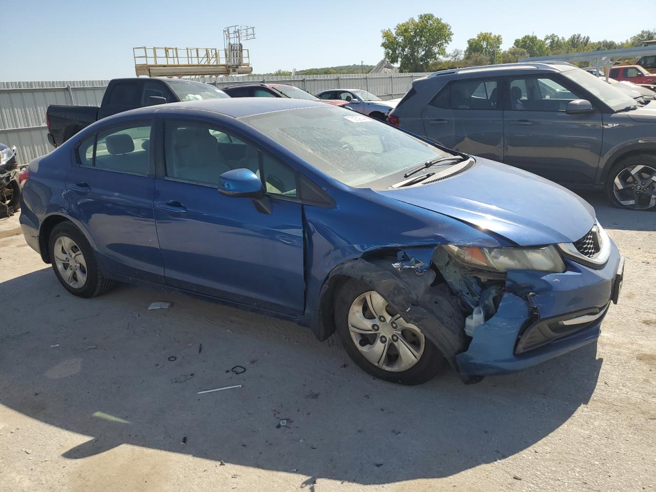 Lot #2960429157 2013 HONDA CIVIC LX