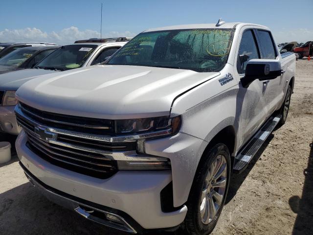 CHEVROLET SILVERADO 2019 white  gas 1GCUYHED8KZ364542 photo #1