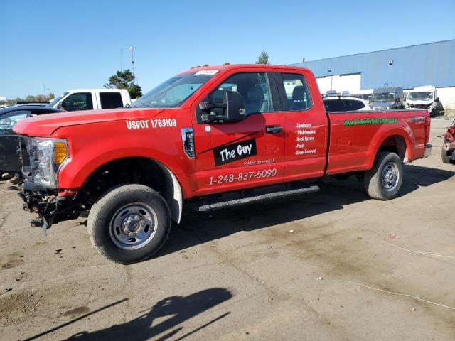 FORD F250 SUPER 2017 red  gas 1FT7X2B64HED91126 photo #1