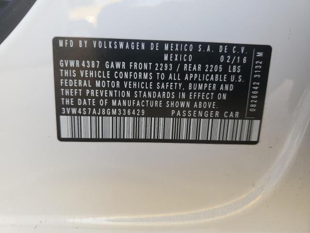 2016 VOLKSWAGEN JETTA GLI - 3VW4S7AJ8GM336429
