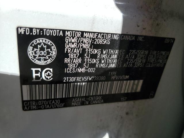 2015 TOYOTA RAV4 LIMIT - 2T3DFREV5FW239380