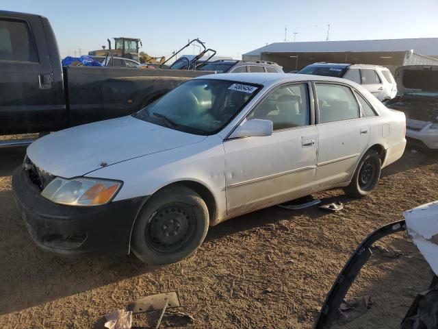 TOYOTA AVALON XL 2002 white  gas 4T1BF28B62U214541 photo #1