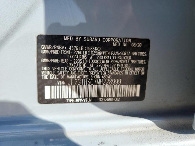 2021 SUBARU CROSSTREK - JF2GTHSC7MH228999