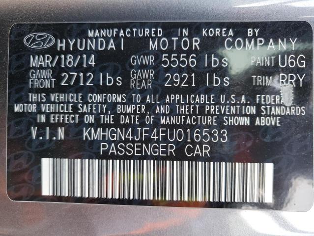 2015 HYUNDAI GENESIS 5. KMHGN4JF4FU016533