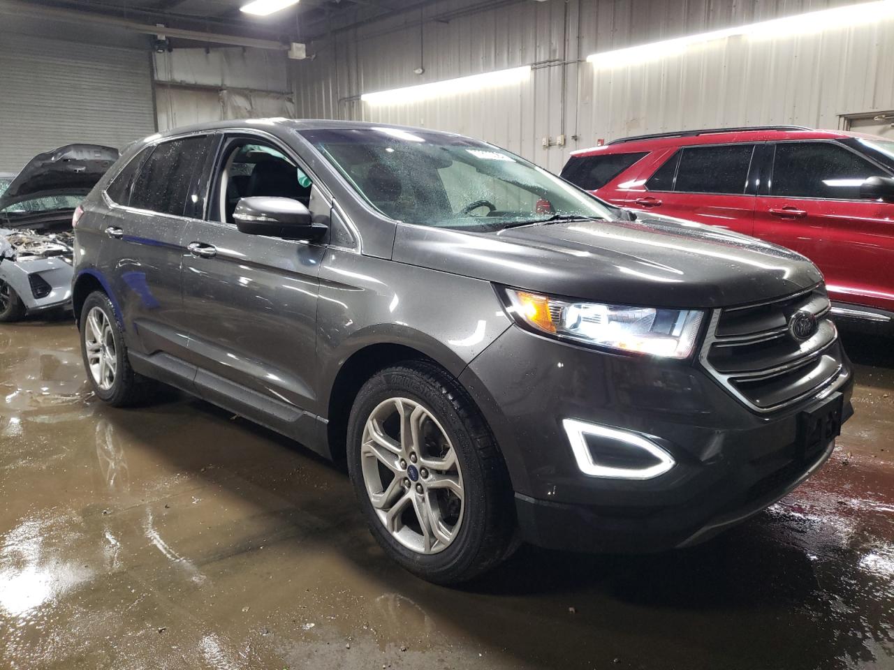 Lot #3023382236 2018 FORD EDGE TITAN