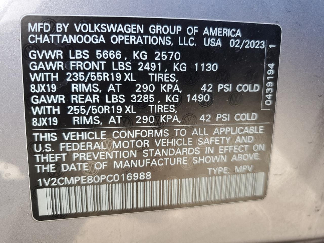 Lot #2979306590 2023 VOLKSWAGEN ID.4 PRO