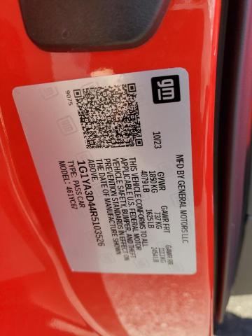 2024 CHEVROLET CORVETTE S - 1G1YA3D44R5103526