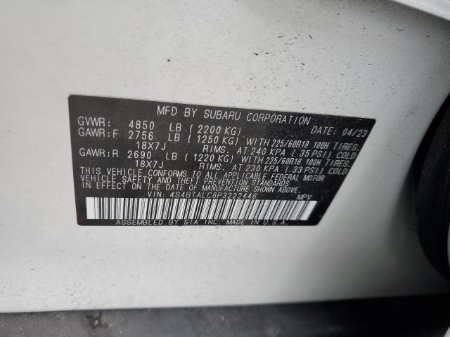 VIN 4S4BTALC8P3222446 2023 Subaru Outback, Onyx Edi... no.14