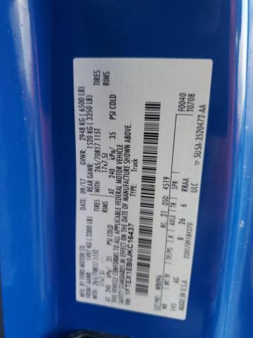2018 FORD F150 SUPER - 1FTEX1EB0JKC16437