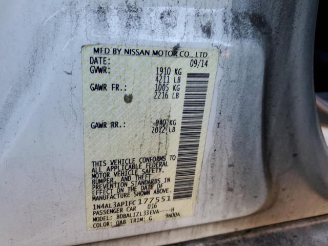 2015 NISSAN ALTIMA 2.5 - 1N4AL3AP1FC177551