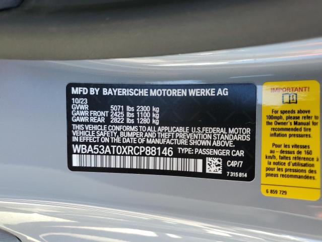 2024 BMW M440I WBA53AT0XRCP88146