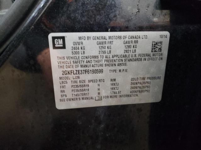 2015 GMC TERRAIN DE 2GKFLZE37F6190599