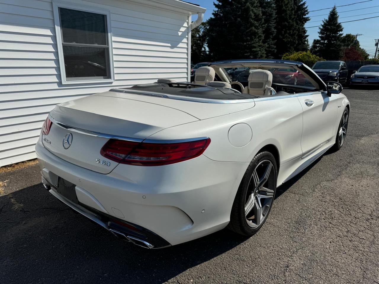 MERCEDES-BENZ S 63 AMG 2017 white converti gas WDDXK7JB1HA022361 photo #4