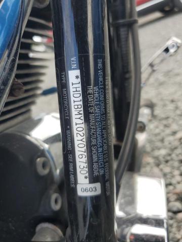 2002 HARLEY-DAVIDSON FLSTF 1HD1BMY102Y076730