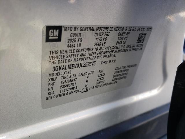 VIN 3GKALMEV9JL259375 2018 GMC Terrain, Sle no.13