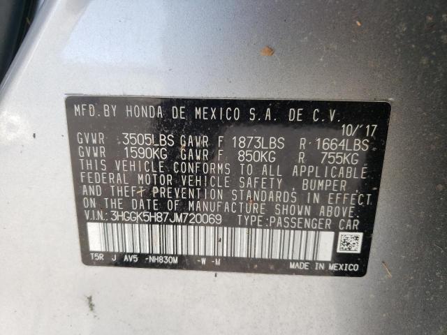 2018 HONDA FIT EX - 3HGGK5H87JM720069