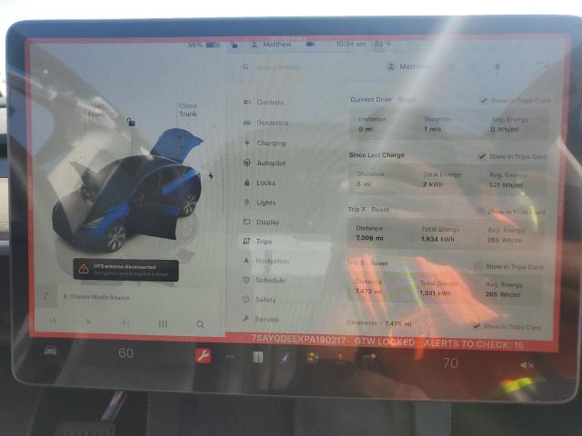 2023 TESLA MODEL Y - 7SAYGDEEXPA190217