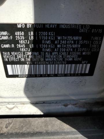 2015 SUBARU OUTBACK 3. - 4S4BSENC5F3280780