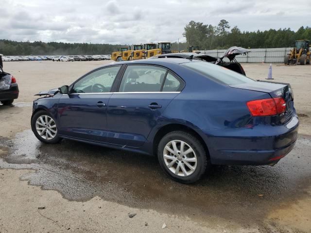 VOLKSWAGEN JETTA SE 2013 blue  gas 3VWDX7AJXDM437629 photo #3