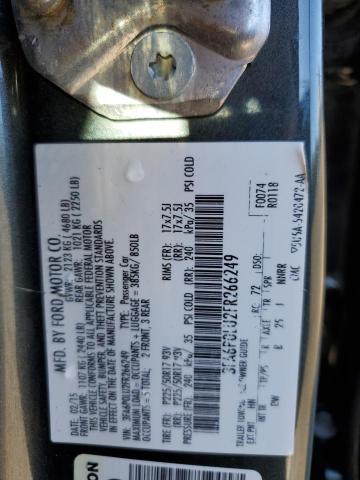 VIN 3FA6P0LU2FR266249 2015 FORD FUSION no.12