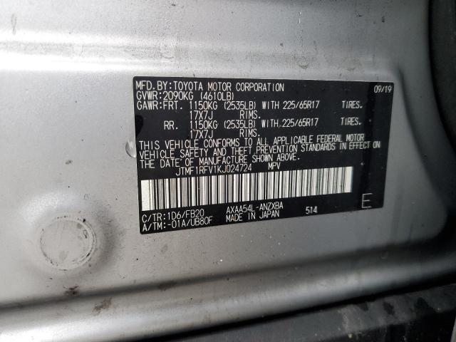 2019 TOYOTA RAV4 LE - JTMF1RFV1KJ024724