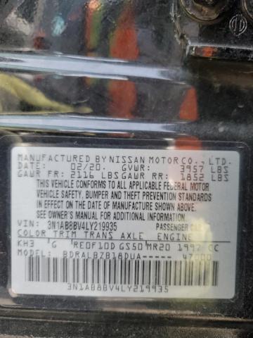 2020 NISSAN SENTRA S - 3N1AB8BV4LY219935