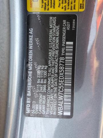 VIN WBALW7C55EDX58778 2014 BMW 6 SERIES no.12