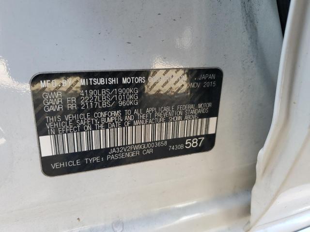 2016 MITSUBISHI LANCER ES - JA32V2FW9GU003658