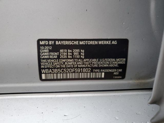 VIN WBA3B5C52DF591802 2013 BMW 3 Series, 328 Xi Sulev no.13