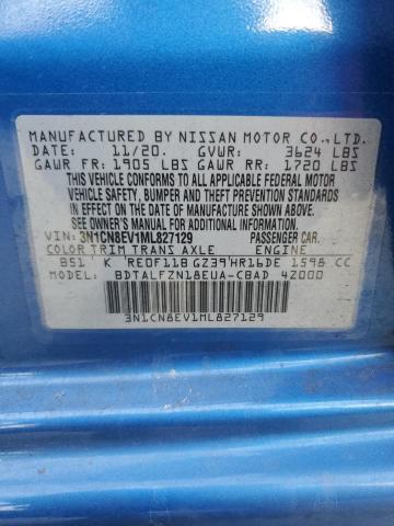 2021 NISSAN VERSA SV - 3N1CN8EV1ML827129