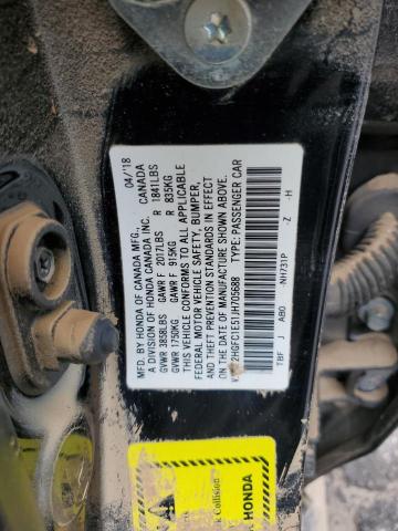 2018 HONDA CIVIC SI - 2HGFC1E51JH705688