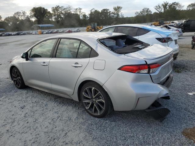 TOYOTA COROLLA SE 2022 silver  gas JTDS4MCE8NJ087708 photo #3