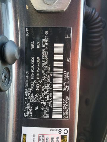 2019 TOYOTA 4RUNNER SR - JTEBU5JRXK5717577