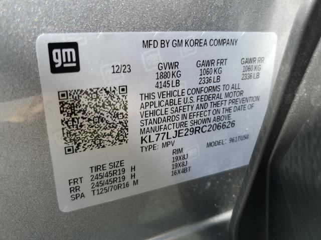2024 CHEVROLET TRAX 2RS KL77LJE29RC206626