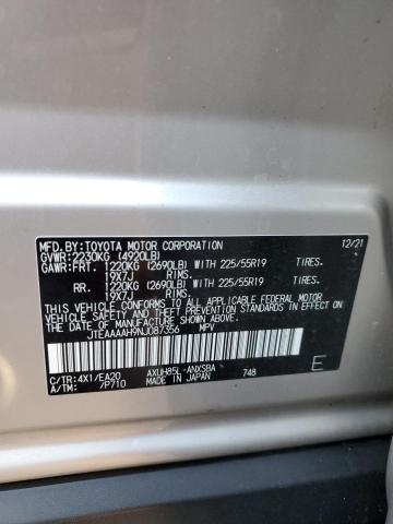 2022 TOYOTA VENZA LE - JTEAAAAH9NJ087356