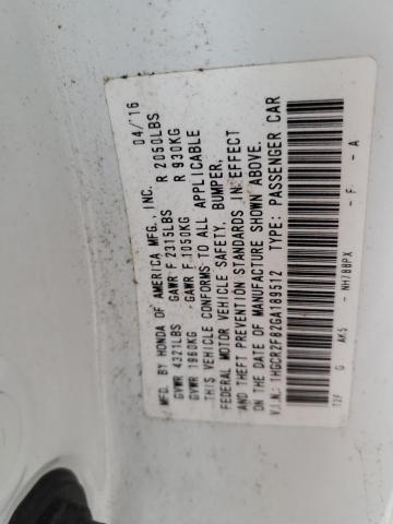 2016 HONDA ACCORD EXL - 1HGCR2F82GA189512