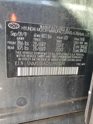 2020 HYUNDAI SANTA FE S - 5NMS33AD5LH171074