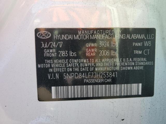 VIN 5NPD84LF7JH253841 2018 Hyundai Elantra, Sel no.13