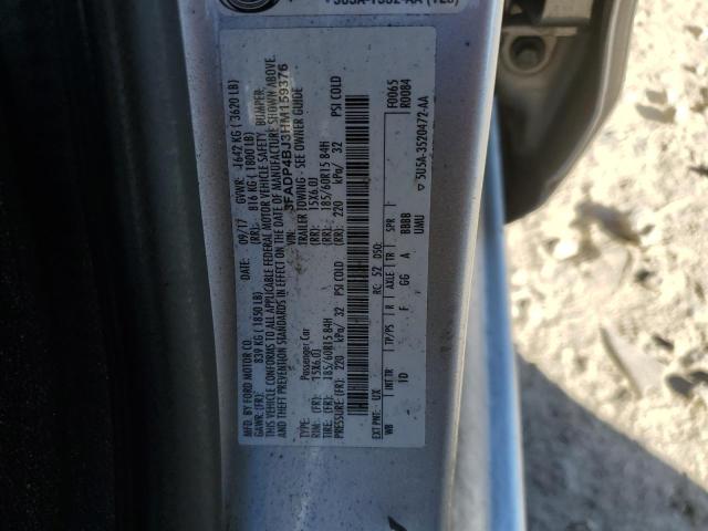 2017 FORD FIESTA SE - 3FADP4BJ3HM159376