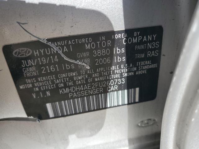 2015 HYUNDAI ELANTRA SE - KMHDH4AE2FU260733