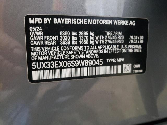 VIN 5UX33EX06S9W89045 2025 BMW X6 no.14