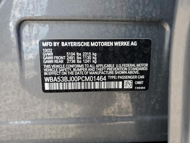 2023 BMW 540 I - WBA53BJ00PCM01464