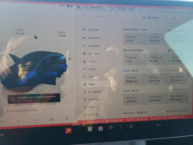 2023 TESLA MODEL Y - 7SAYGDEE2PF688592